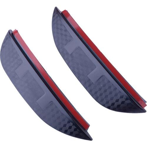 2pcs Carbon Fiber Style Rearview Side Mirror Rain Eyebrow Rainproof Cover Trim Shield Sun Visor Fit for Toyota RAV4 2019 2020