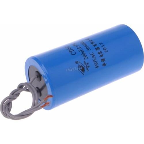 250-450V AC 200uF Appliance Motor Start Run Capacitor CD60 High Quality July Wholesale&DropShip