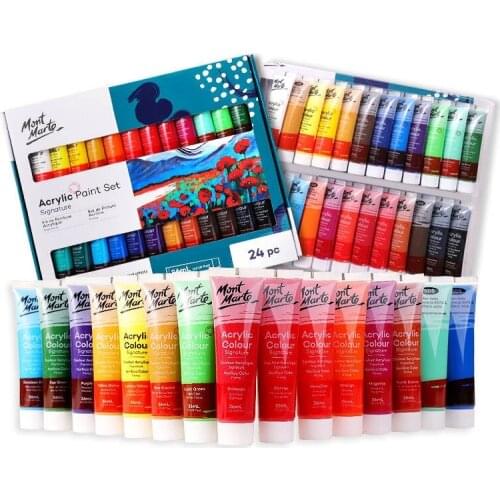 36ml acrylic paint set 12/18/24 color waterproof acrylic paint DIY hand-painted clothes shoes ceramic painting supplies