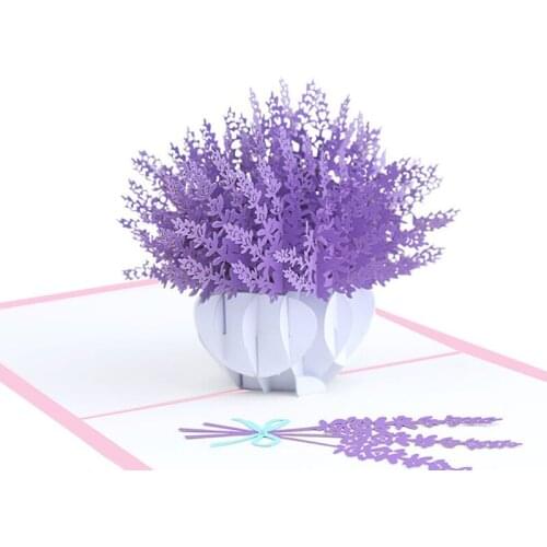 3D Pop-Up Cards Flowers Birthday Card Anniversary Gifts Postcard Maple Cherry Tree Wedding Invitations Greeting Cards