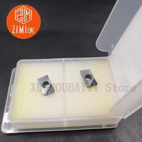 APGW1135 PCD30L polycrystalline diamond machining aluminum high quality R0.8 square shoulder milling cutter diamond blade