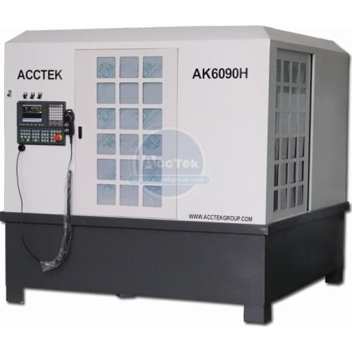 China AccTek Fully Closed Design ATC CNC Automatic Machining Center Precision Metal Mould Maker Milling Machine 6060 6090 7090