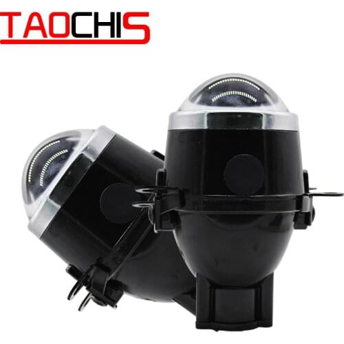 TAOCHIS Car-Styling M6 2.5 Inch Bi-Xenon HID Auto Fog Light Projector Lens Hi/Lo Universal Fog Lamp Car Retrofit H11 Bulbs