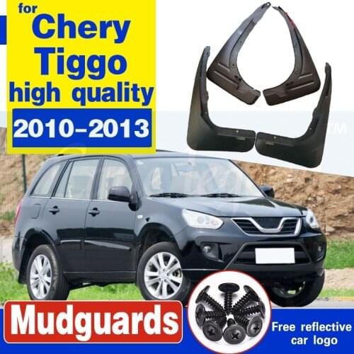 Free shipping For Chery Tiggo 2010-2013 model year car fender special mudguard mud flaps 2011 2012
