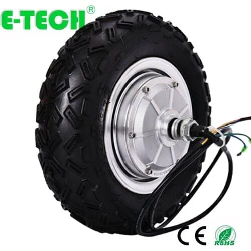 CE 10 inch gearless DC brushless ETECH electric wheel hub motor