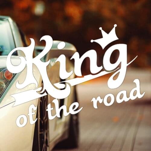 CK2999# king of the road funny car sticker vinyl decal reflective waterproof car auto stickers on car truck bumper rear window