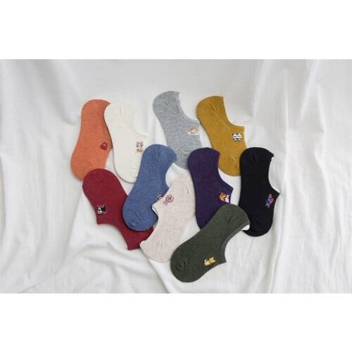 DHL 200pair Cotton Shallow Mouth Invisible Socks Short Socks Couple boat socks Ankle Socks Summer