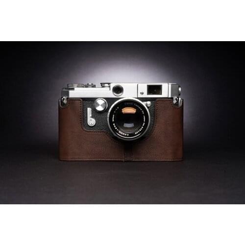 Design for Canon VT/VT Deluxe/VI-T camera Handmade Genuine Leather Camera case Half Bag Camera Bodysuit