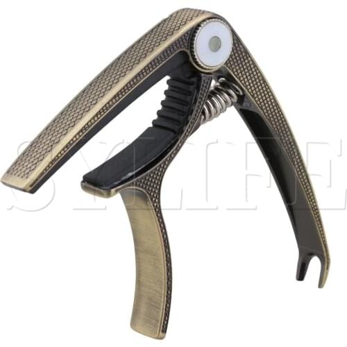 Aeneous Quick Change Trigger Key Capo Clamp for Folk Acoustic Guitar