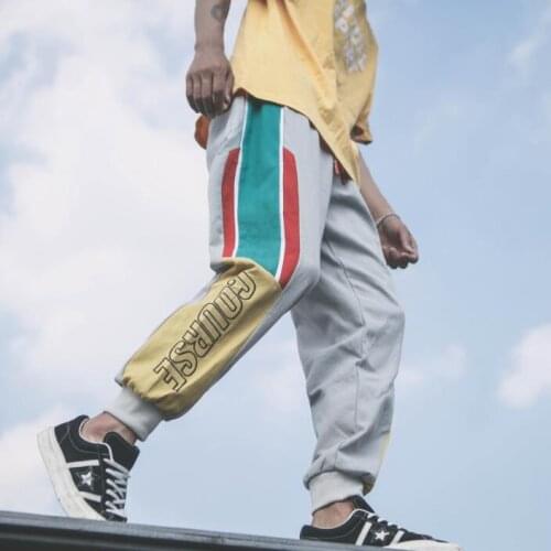 European streets personality fashion mens casual pants harem pant men feet trousers pantalones hombre cargo pantalon homme