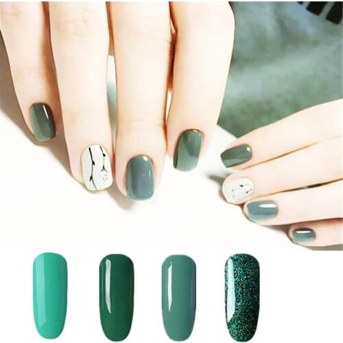 KODI GEL green nail Gel Varnish Paint Semi Permanent Nails Art Gel Nail Polish For Manicure Gellak Top Coat Hybrid Primer