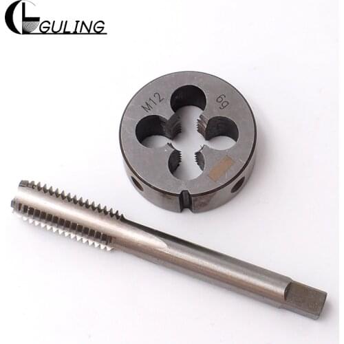 HSS 2pcs Metric Screw hand tap and die Set suit M2 M2.2 M2.5 M2.6 M3 M3.5 M4 M5 M6 M7 M8 M9 M10 M12 M14 M16 M18 M20 M22 M24