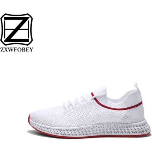 ZXWFOBEY Mens Mesh Trainers Comfortable Outdoor Sport Shoes Lightweight Breathable Running Couple Mesh Beach Sneakers