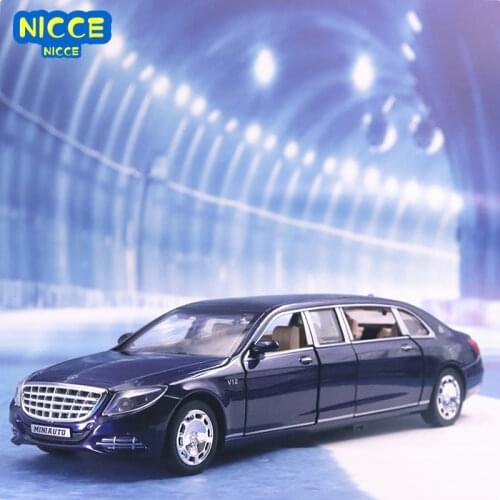 Nicce 1:32 Maybach S650 Extended edition Metal Toy Alloy Car Diecasts & Toy Vehicles Car Model light sound Toys For Children