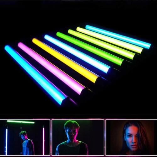 NanGuang LED Studio Light RGB Color 2700K-6500K Photography Lighting Selfie Light Stick For Youtube Photo Camera
