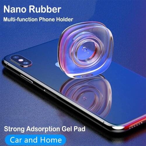 Nano Gel Pad Traceless Magic Stickers Multi-Functional Universal Sticky Car Phone Holder Paste Desktop Wall Mobile Phone Stand