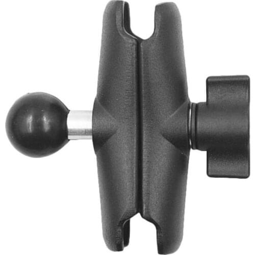 Q81F Aluminum Alloy 25mm Ball Head Motorcycle Connecting Rod Bracket One-driven-two Expansion Joint Bracket for Mobile Navigator