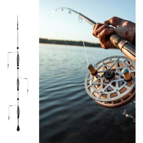 Fishing String Hook Lightweight Sturdy Lure Bait Cage Easy to Carry Durable Fishing Spring Carp Feeder Anti-rust Fishing Hook
