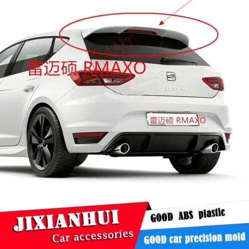 For Seat LEON Spoiler 2008-2018 Seat LEON ACS ABS Material Car Rear Wing Color Rear Spoiler For Volkswagen Seat LEON Spoiler