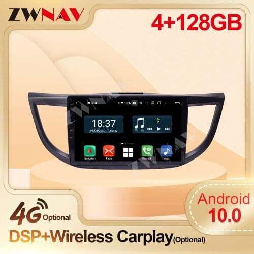128G Screen Carplay 2 Din Android Stereo Receiver For Honda CRV 2012 2013 2014 2015 GPS Navi Auto Audio Radio Music Head Unit