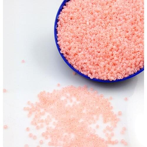 16g 1000pcs 2mm AB Orange Colorful Round Opaque Loose Spacer Bead Cezch Glass Seed Beads Handmade Jewelry Make DIY Garment Bead