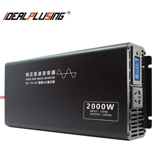 2000W pure sine wave 12V 24V 48V 60v 72V 84V dc to 110v 220v 230v 240v dc ac power inverter