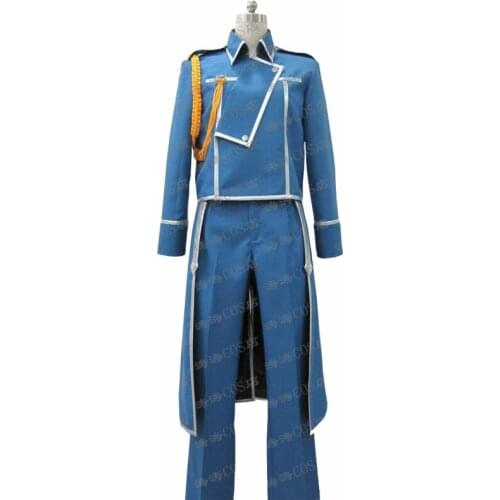 2017 New Style Fullmetal Alchemist Roy Mustang Cosplay Costume