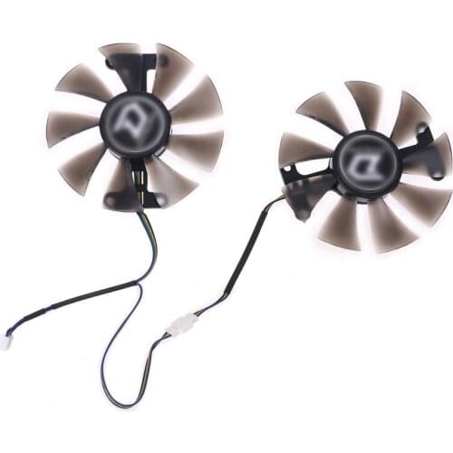 2x 85mm PLD10015B12H 0.55A RX580 RX590 for POWERCOLOR DATALAND Radeon RX 580 590