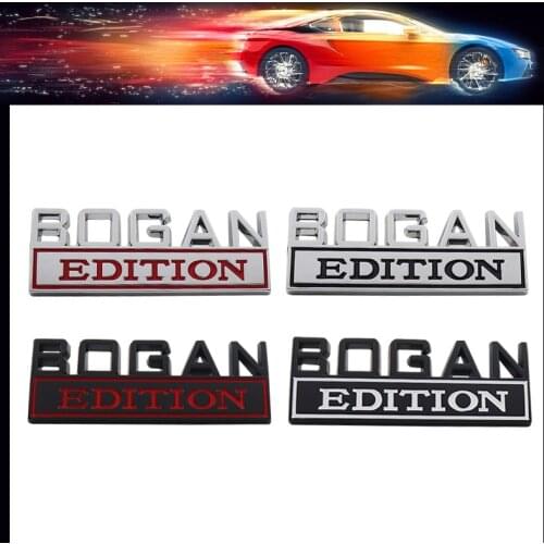 3D Premium BOGAN EDITION for car Hood Fender trunk Rear Bonnet Decal Emblem Badge Sticker Nameplate