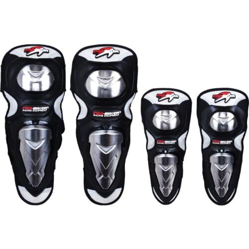 Protective Motorcycle kneepad Thick tainless steel motocross equipment moto protector racing elbow sport utility 4PC/1SET