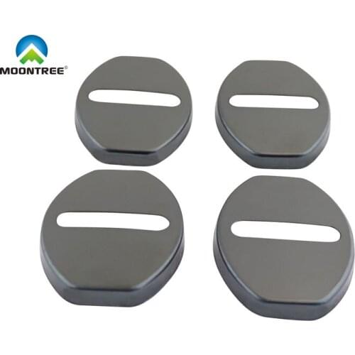 4 x Black for Seat FR leon Altea Alhambra Car Door Lock Cover case sticker