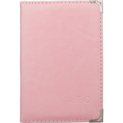 Russian Drivers License Holder Car Driving Document Case Films Pocket Metal Coner Edge Credit Card Holder Custom Name Symbol