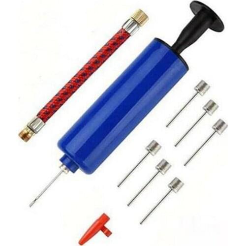 Basketball Football Ball Inflator Inflating Air Hand Pump Needle Sport Football Soccer Basketball Outdoor Gadget Plastic