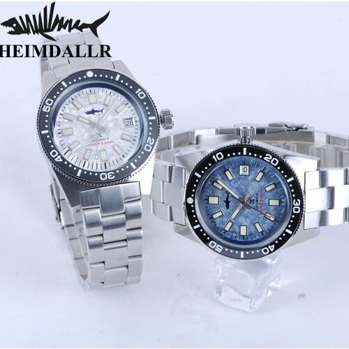HEIMDALLR Watch 62MAS Diver Watch 200M NH35A Men Luminous Mechanical Sapphire Glass Wristwatches Luxury Vintage Automatic Watch