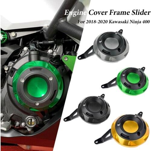 CNC Aluminum Engine Cover Frame Slider Protector Left Right for Kawasaki Ninja 400 EX400 2018 2019 2020