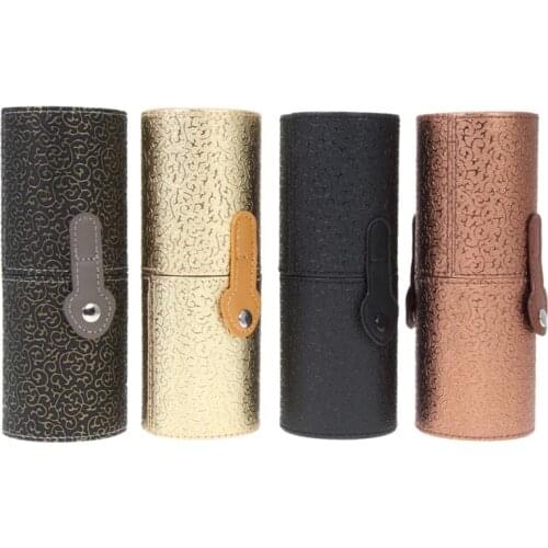 PU Leather Travel Makeup Brushes Pen Holder Storage Empty Holder Cosmetic Brush Bag Brushes Organizer Make Up Tools