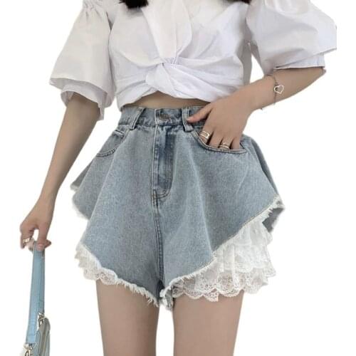 Женские кружевные шорты JCLOTHZI China At AliExpress