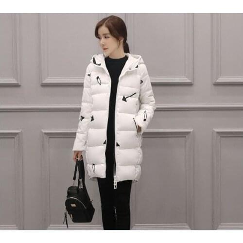 New black white women winter jackets womens coats 90% cotton super warm outwear waterproof windproof loose long parkas