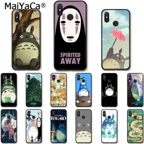 MaiYaCa Cute Totoro Spirited Away Ghibli Miyazaki AnimePhone Case for Xiaomi mi5 6 A1 A2 Lite Mi9 9SE mi8lite F1 Mix2 2S Max2 3