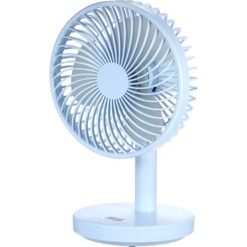 Digital Display Small Desk Fan Four-gear Wind Quiet Intelligent Three-gear Timing LED Digital Display 60°Adjustment