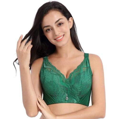 Fashion lace thin cup push up bra big size sexy women underwear brassiere gather plus size bras