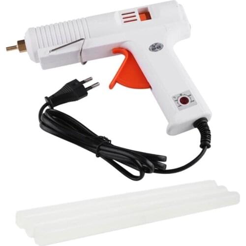 Onnfang 120W Adjustable Hot Melt Glue Gun With Free 11mm*190mm Glue Stick Industrial Mini Guns Thermo Electric Heat Temperatures