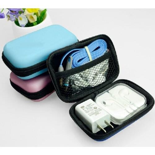 Earphone Wire Organizer Box Box Portable Data Cable Storage Bag Mobile Phone Cable Earphone Storage Box Sorting Bag