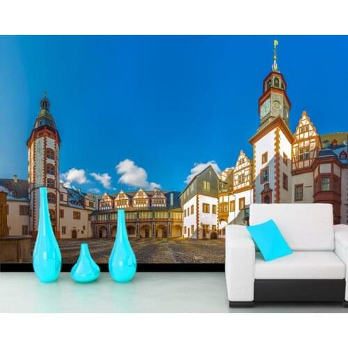 Papel de parede Germany Castles city photo 3d wallpaper mural,living room tv sofa wall bedroom kitchen restaurant cafe bar