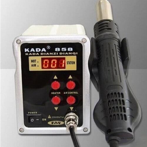 New Arrival Kada 858 Hot Air Rework Soldering Station Heat Gun For SMT Rework