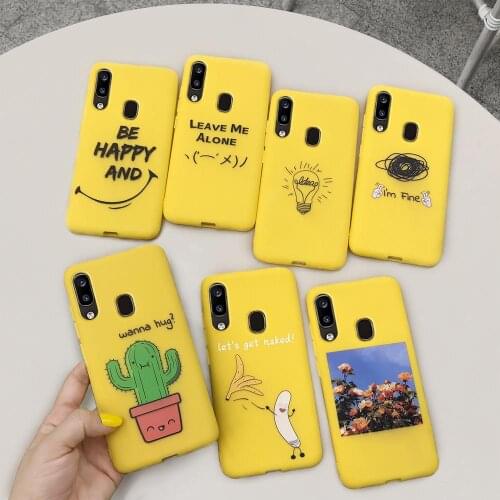 Lovely Candy Silicone Case For Samsung Galaxy A10 A20 A20e A30 A40 A50 A70 2019 A10s A20s A30s A50s Soft Case Cover Cartoon