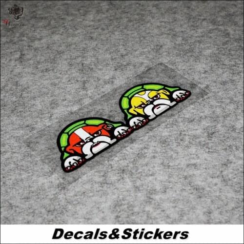 NO.L263 Rossi Lucky Dogs Italy Mugello 3M Reflective Modified Stickers Car Glass Waterproof Decals Racing Motorcycle