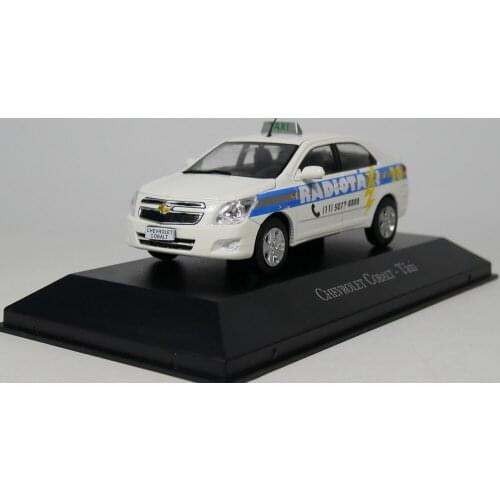 I XO 1:43 Chevrolet Cabalt Taxi boutique alloy car toys for children kids toys Model gift Original box