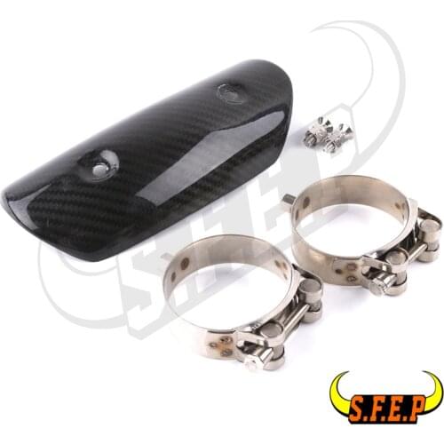 Motorcycle Fibre Carbon Discharge Protection Silencer Heat Pipe Protection Screen Coverage For Kawasaki Z1000SX/NINJA1000/Tourer