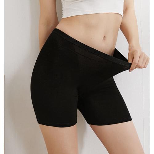 Womens safety pants anti-failure plus fertilizer plus size anti-fade panties bottoming insurance shorts